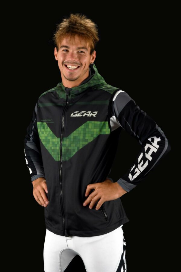 Gilet Softshell con Cappuccio Uomo