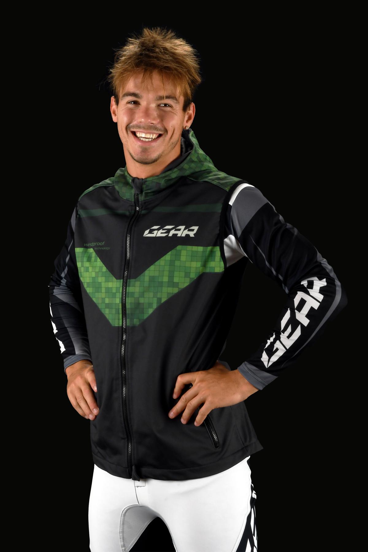 Gilet Softshell con Cappuccio Uomo